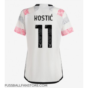 Juventus Filip Kostic #11 Replik Auswärtstrikot Damen 2023-24 Kurzarm